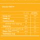CACAO PASTE Nutritional Label